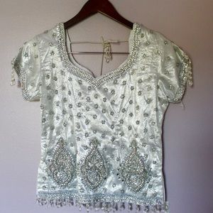 2 Piece Bollywood Dress with scarf